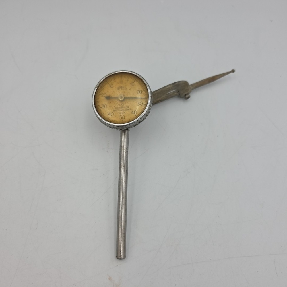MACHINIST RndCb TOOL LATHE MILL Ames .001 Dial Indicator Gage 22A